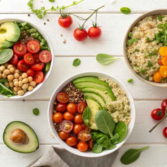 plant-based meal prep bowls