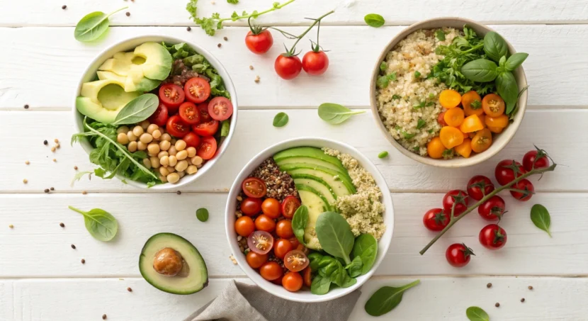 plant-based meal prep bowls