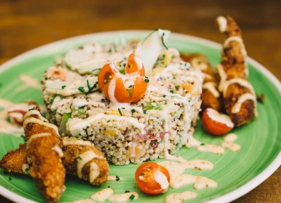 crispy rice salad vegan