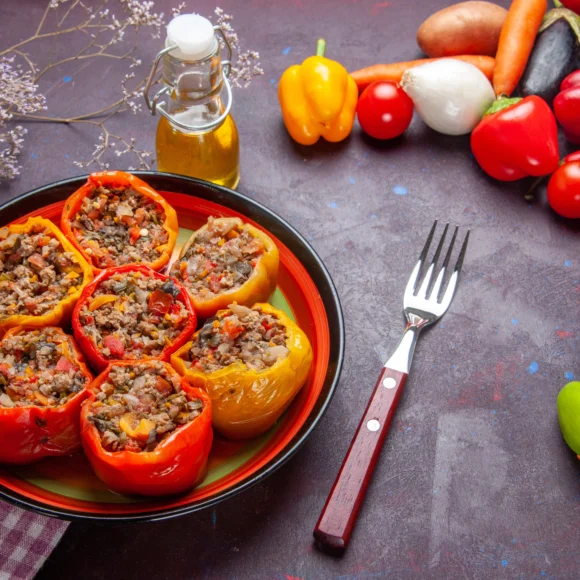low carb stuffed bell peppers