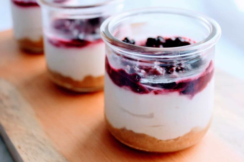low carb cheesecake cups