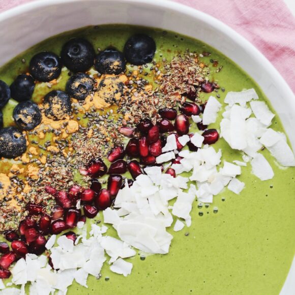 low carb matcha breakfast bowl
