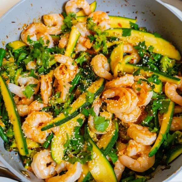 low carb shrimp stir fry