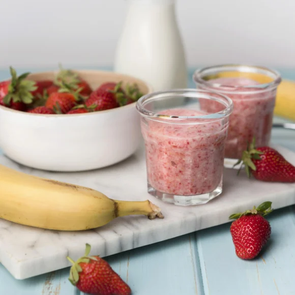 Creamy Strawberry Banana Smoothie