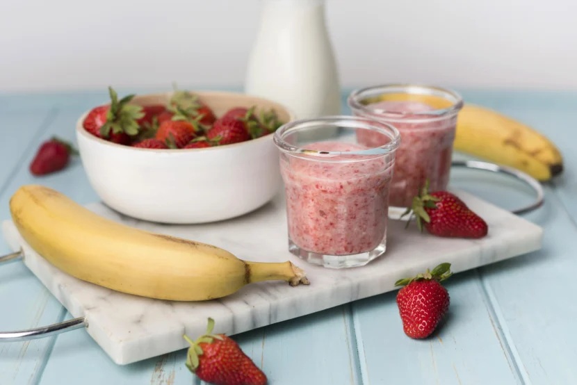 Creamy Strawberry Banana Smoothie