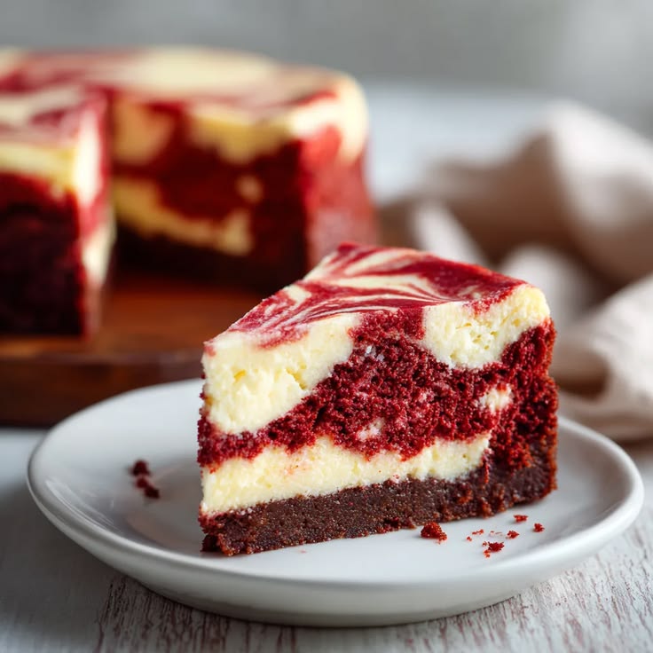 Easy Red Velvet Cheesecake
