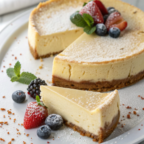 Easy Classic New York Cheesecake