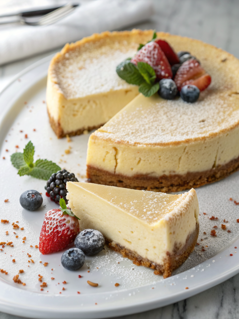 Easy Classic New York Cheesecake
