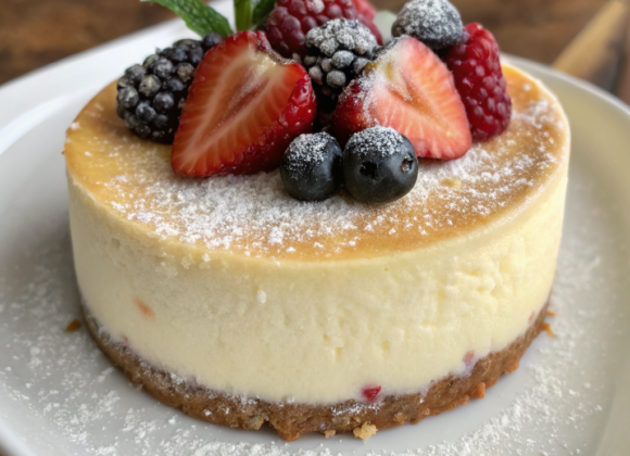 Creamiest Vanilla Cheesecake