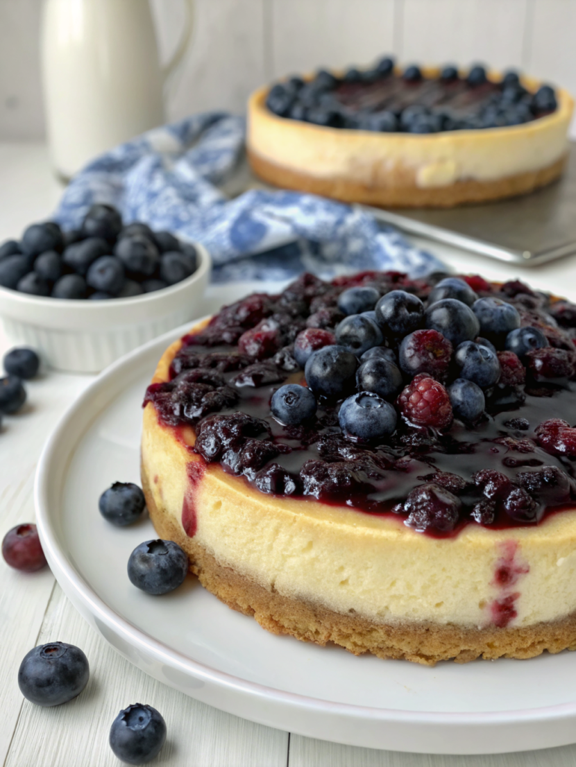 Ultimate Blueberry Cheesecake