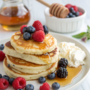 high-protein Greek yogurt pancakes