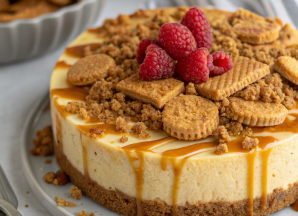 Easy Biscoff Cheesecake